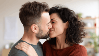 Stepdads Protect Your Marriage With HEDGES - a happy couple kissing