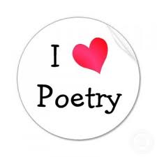 Stepdad poetry-button with the words, "I heart Poetry"
