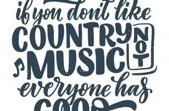 Funny country music slogan