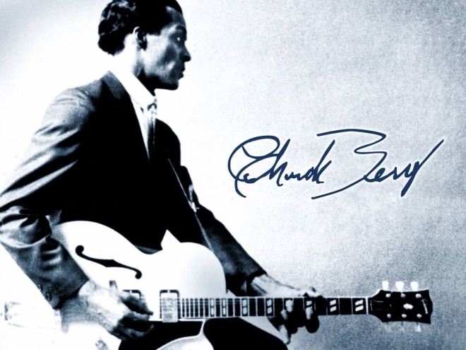 don't let the same dog bite you twice - profile of Chuck Berry on the guitar
