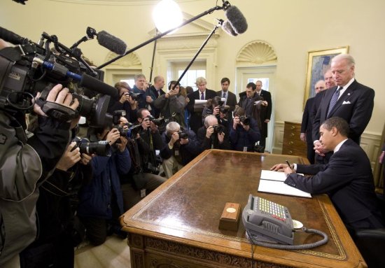 President Obama Signing Executive Order