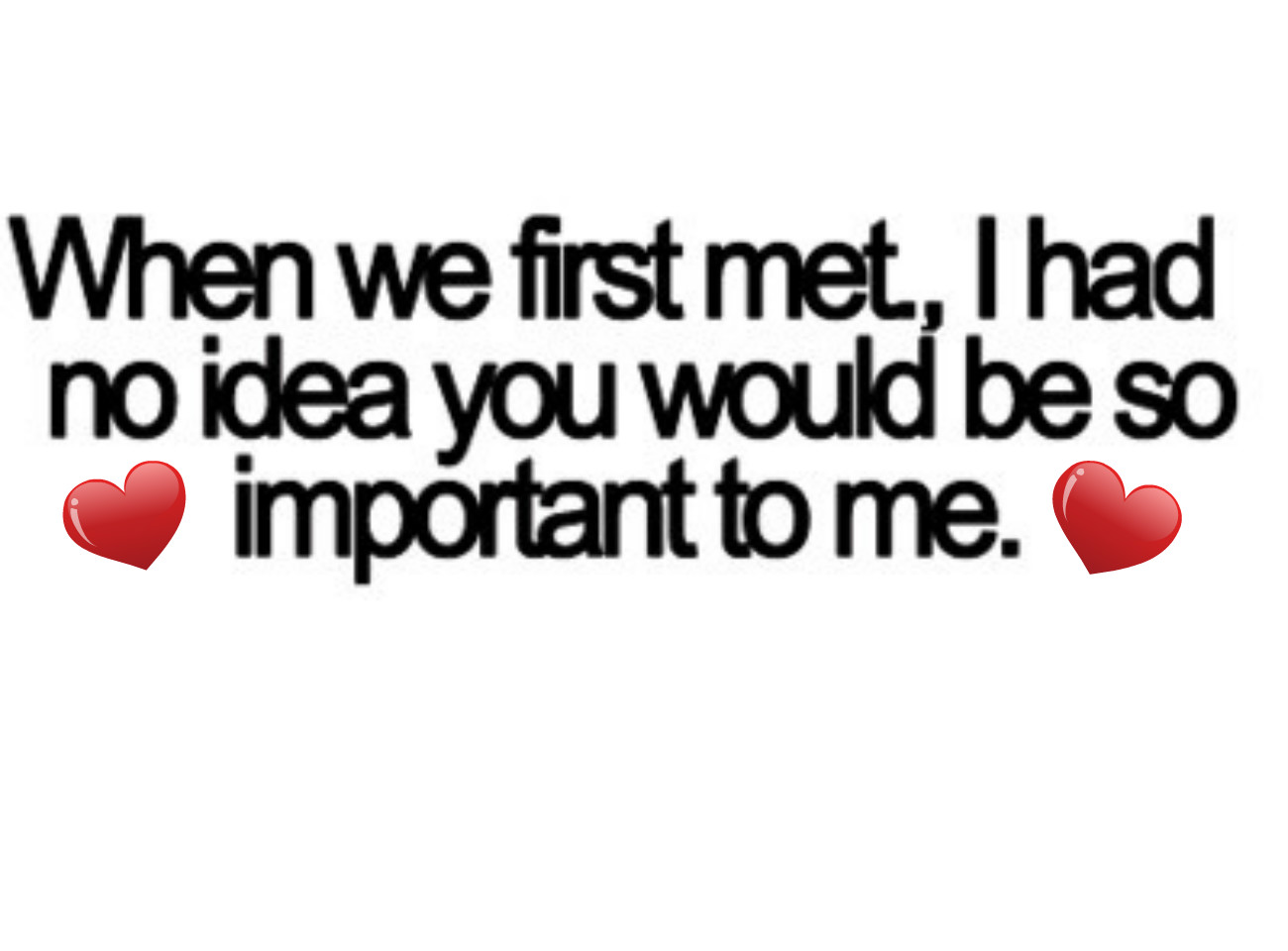 When We First Met