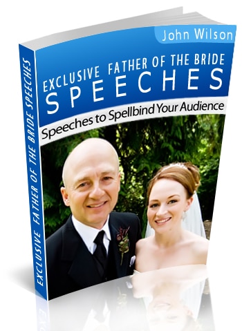 ebook cover for father of the bride speeches