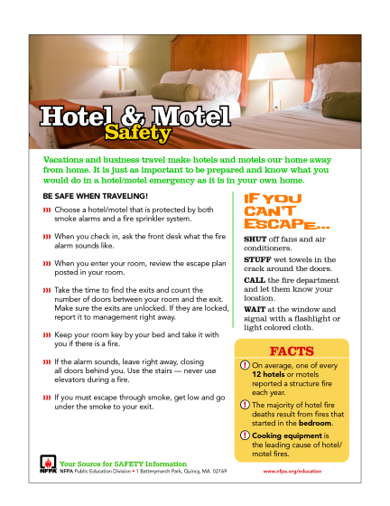 Hotel & Motel Safety