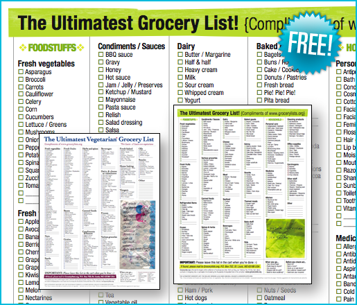 Supermarket - Ultimatest Grocery List