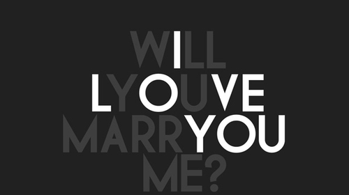 Question - Will You Marry Me?