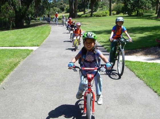 First Aid - Child riding bikes with Helmets
