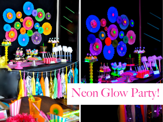 Pop Princess Party - Neon Glow in the Dark