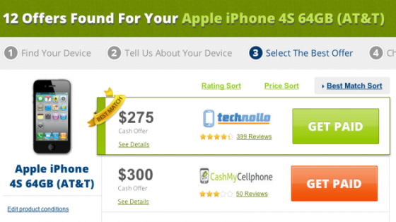 Sell your junk - 12 offers for Apple iPhone 45 64 GB (AT&T)