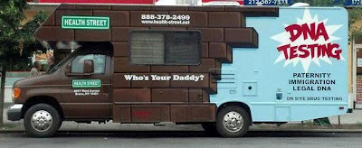 DNA paternity tests - mobile DNA testing vehicle