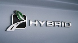 Hybrid family car-Hybrid badge