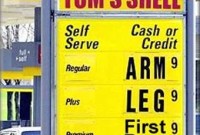 Petrol - humorous gas pump
