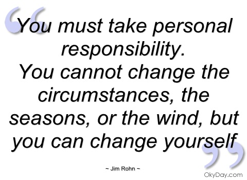 Personal responsibility