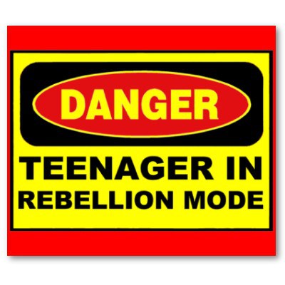 Rebellion - Danger Teenager in Rebellion Mode