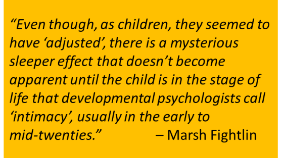A quote for Marsh Fightlin on Divorce