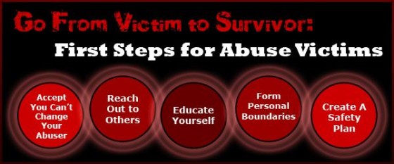 In an abusive relationship - first steps for abuse victims