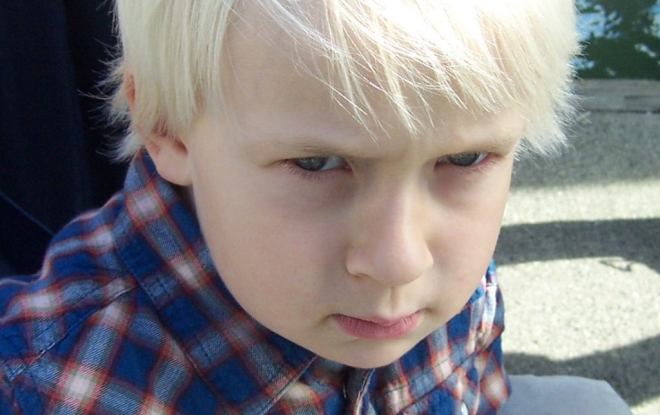 cure your child's behavior problem - picture of an onery kid
