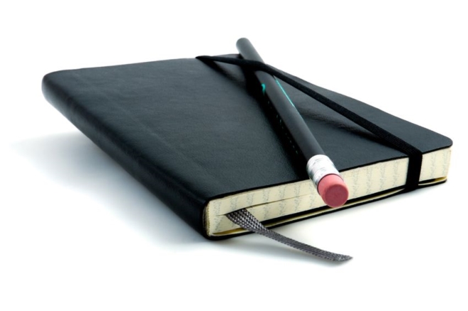 improving your moleskine notebook productivity - picture of a black Moleskine notebook