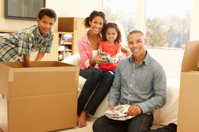 moving with children - stepfamily moving into new home