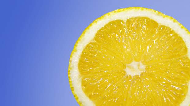 turning four of life's lemons into lemonade - picture of a sliced lemon