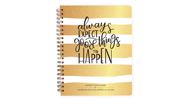 inspired year planner giveaway - outside cover of one of the Inspired Year Planner