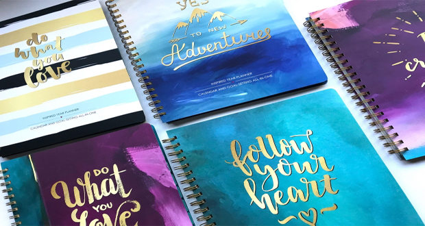 the winner is - pictures of the covers of various inspired year planners