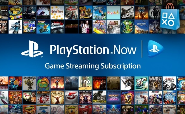 PS4 backward compatibility - picture of PlayStation Now game streaming subscription with pictures of some of the available games