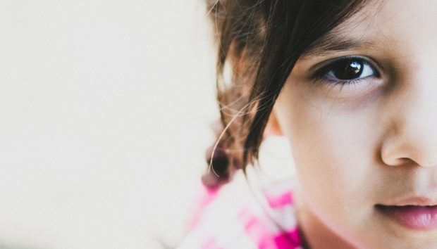 helping your children cope with stress - picture of a young girl's face