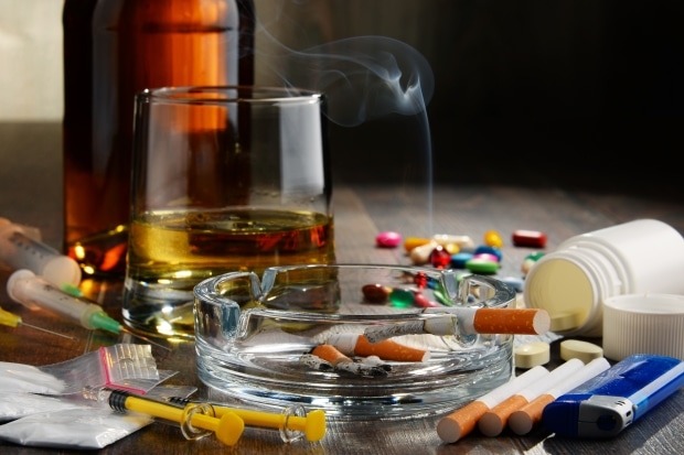 how substance abuse sabotages families - addictive substances including alcohol, cigarettes and drugs