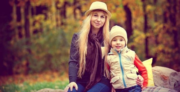 Help your children form a loving relationship with a new stepparent -mother sitting with her son