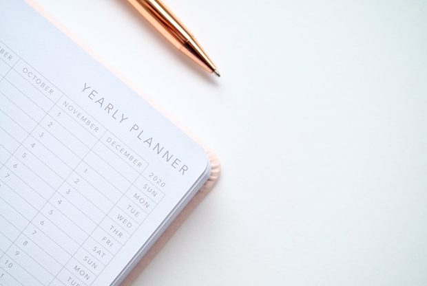 things you need to start planning for today-a notebook organizer and a pen