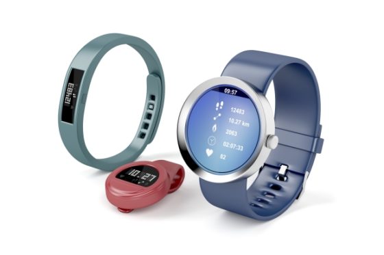 different type of fitness trackers