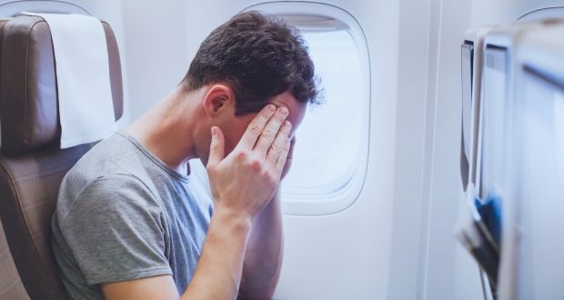 Man stressed to fly