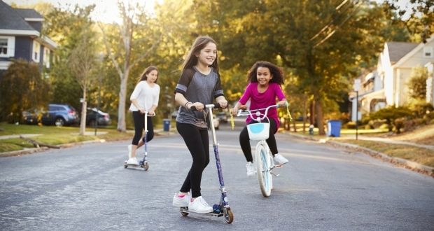 safe environment for your kids-kids playing in the neighborhood