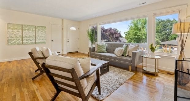 2020 home maintenance tips- a living room area