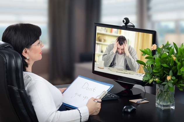 Online Therapy Could Save Your Relationship -online meeting with virtual psychotherapist