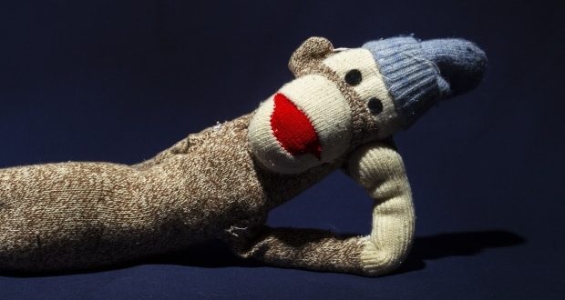 How to make a sock monkey- Photo of a sock monkey