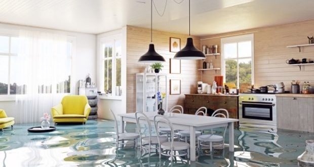 A guide for electrical safety and flood-A flooded home