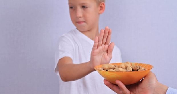 Food allergies- A boy refusing nuts