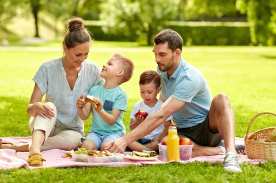 Activities you can enjoy with children-A family picnic