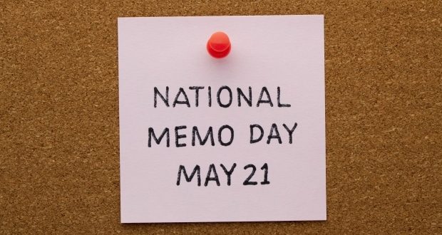 National Memo Day- May 21