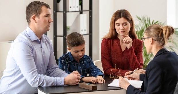 Reasons why you need a family lawyer- A family with their lawyer