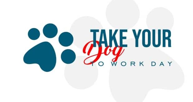 Take your dog to work day- Sticker