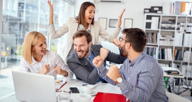 Employee Appreciation Day- Employees enjoying a good laugh
