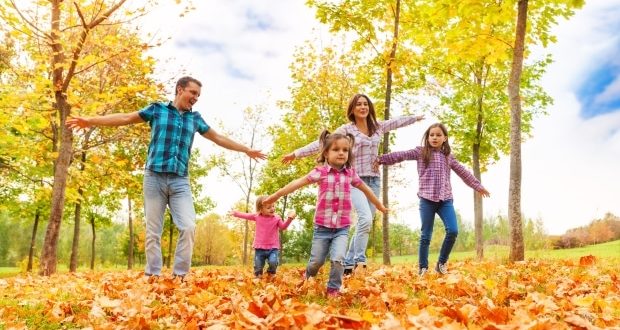 Blended family traditions- A happy family
