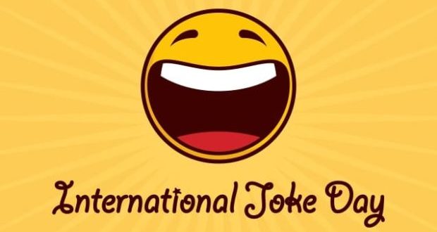 International Joke Day - A laughing emoji
