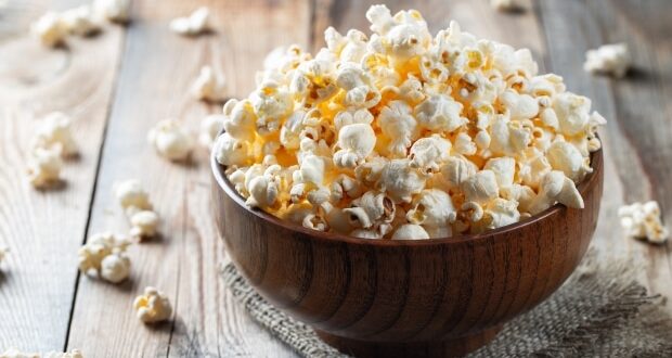 National Popcorn Day- A bowl of popcorn.