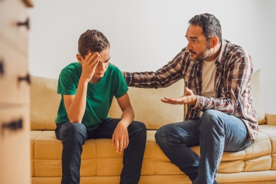 stepdad speaking with bipolar teen
