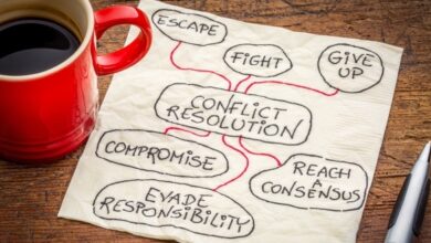Coping with stepfamily conflict-conflict resolution strategies on napkin