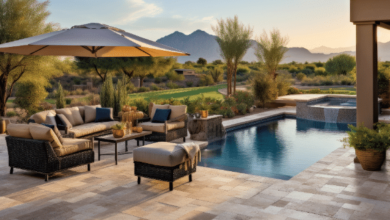 Why Travertine Stone Is Best For Home Improvement Project - A poolside